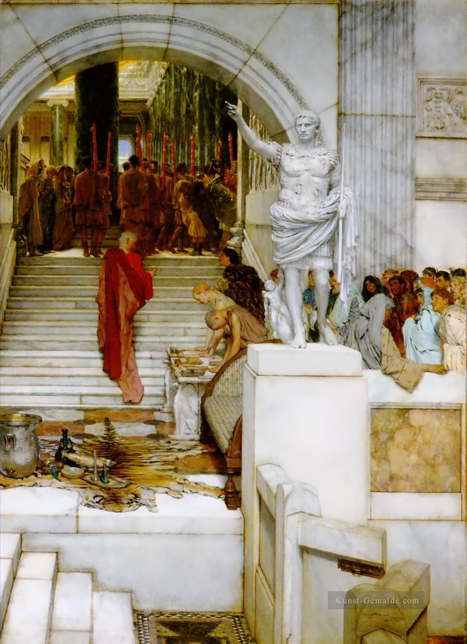 Nach dem Publikum romantischer Sir Lawrence Alma Tadema Ölgemälde